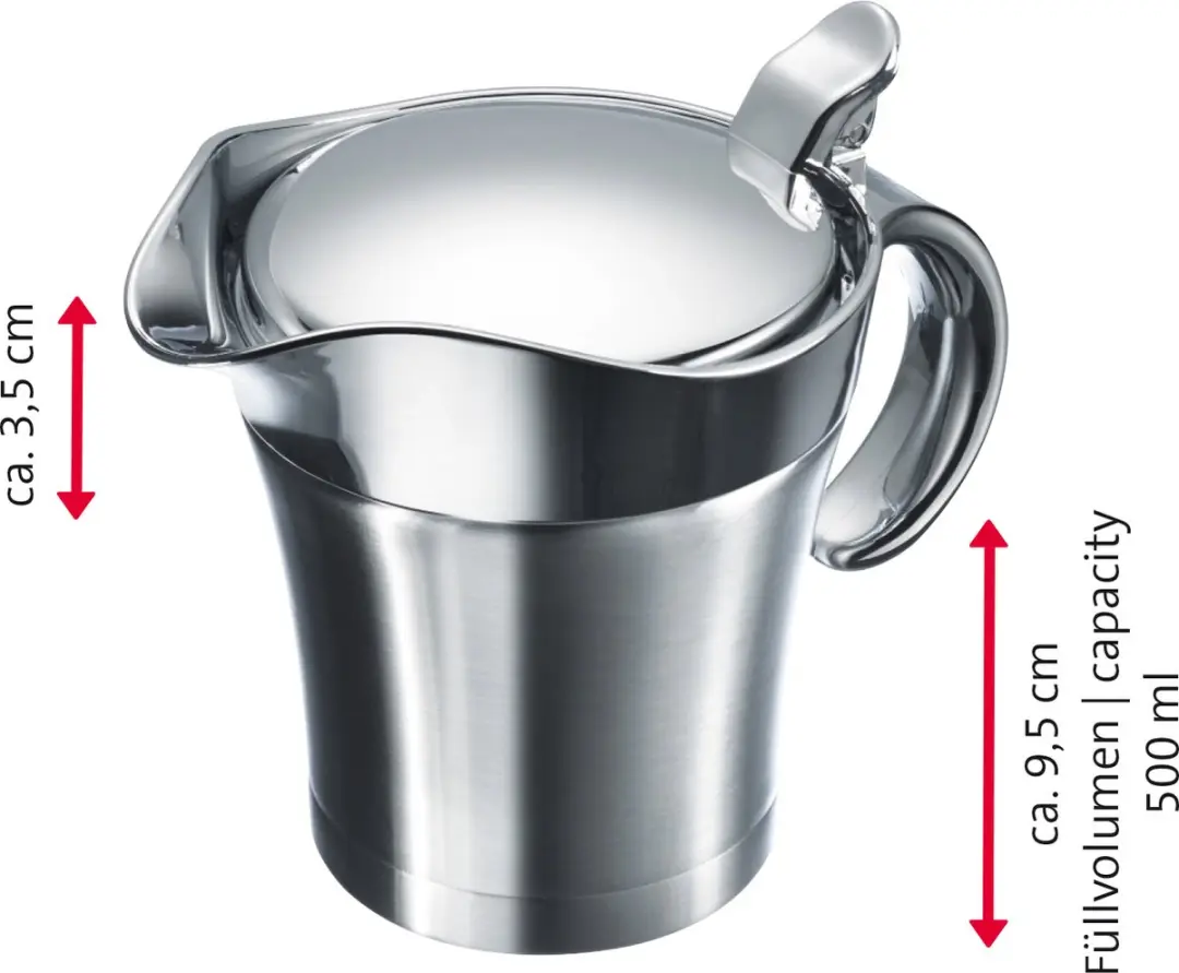Westmark Thermo-saucière 0,5L - Roestvrij staal/zilver