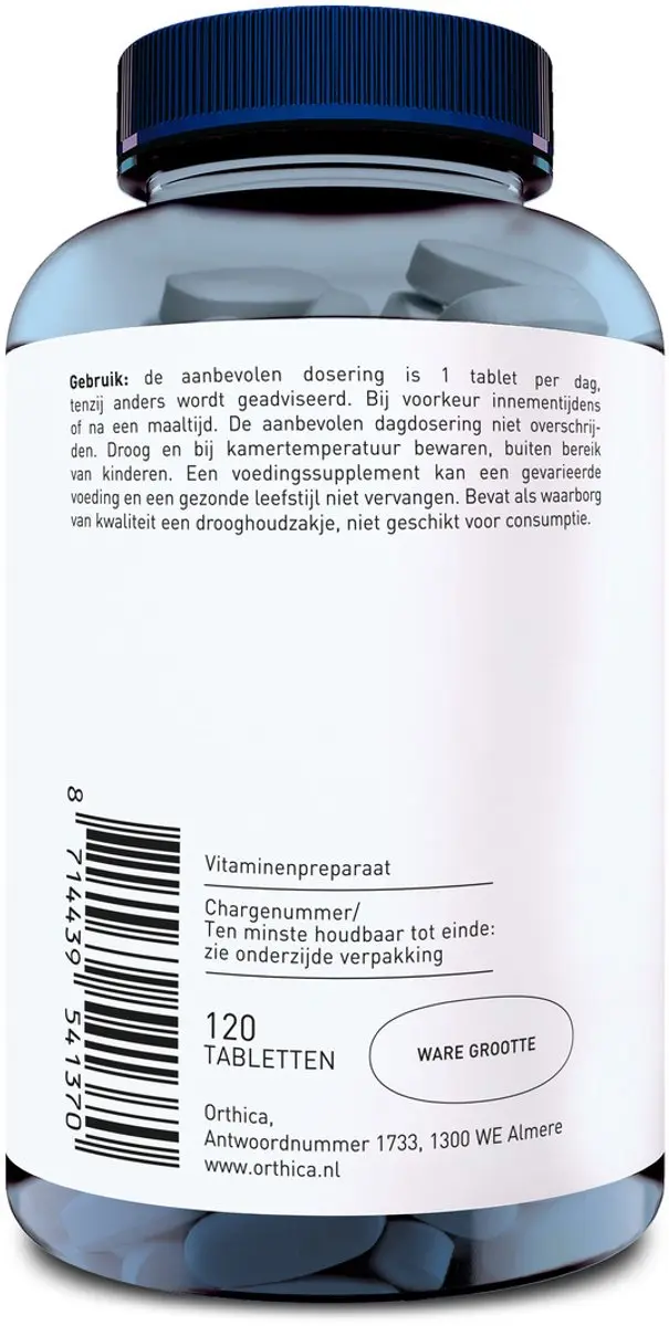 Orthica Acid Free C-1000 SR Vitamine C 120 Tabletten