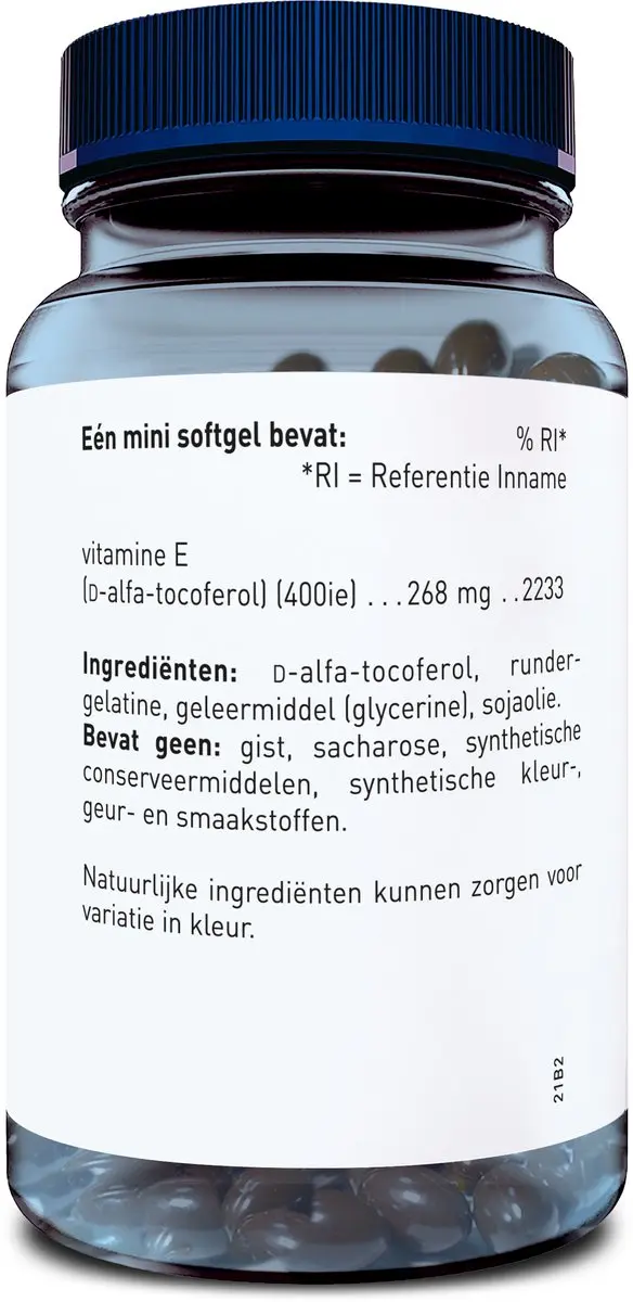 Orthica E-400 Vitamine E 60 Mini Softgels