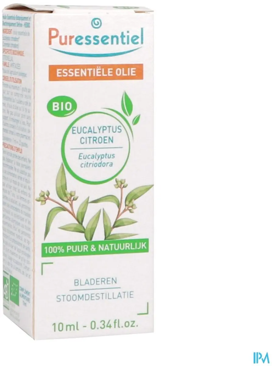 Puressentiel Eucalyptus Citroen Etherische Olie Biologisch 10ml - afbeelding 6 van 6