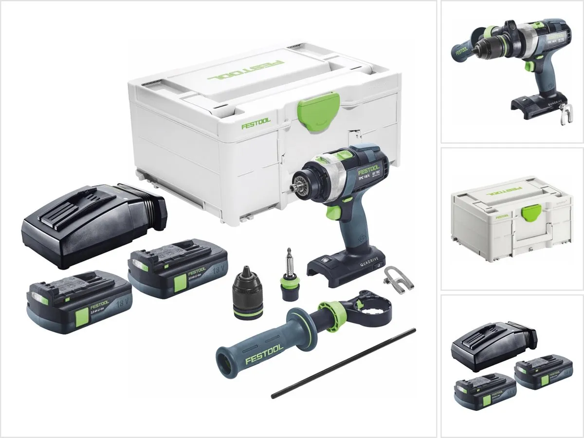 Festool TPC 18/4 I-Basic Klopboormachine 75Nm