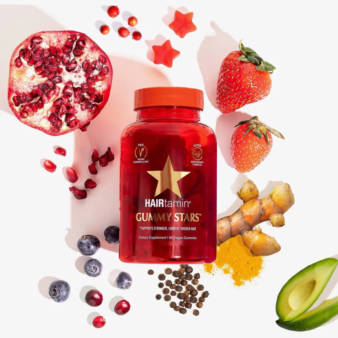 HAIRtamin Gummy Stars Haarvitamines Gummies 60 Stuks