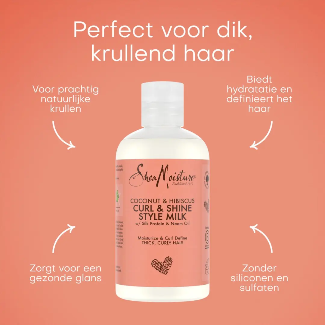 Shea Moisture Curl & Shine Style Milk 254ml