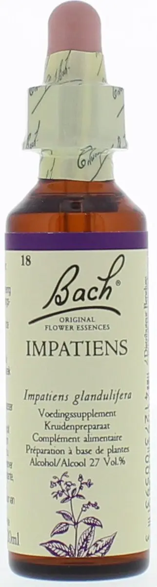 Bach Impatiens Reuzenbalsem Voedingssupplement 20ml