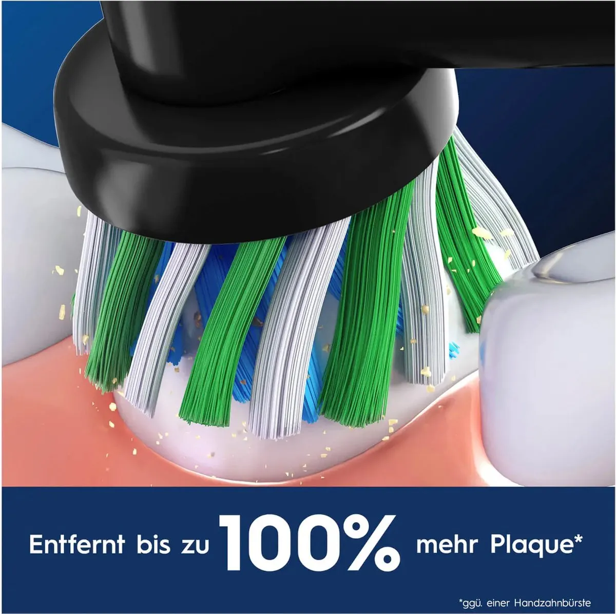 Oral-B Pro CrossAction Opzetborstels - 4 Stuks - Zwart
