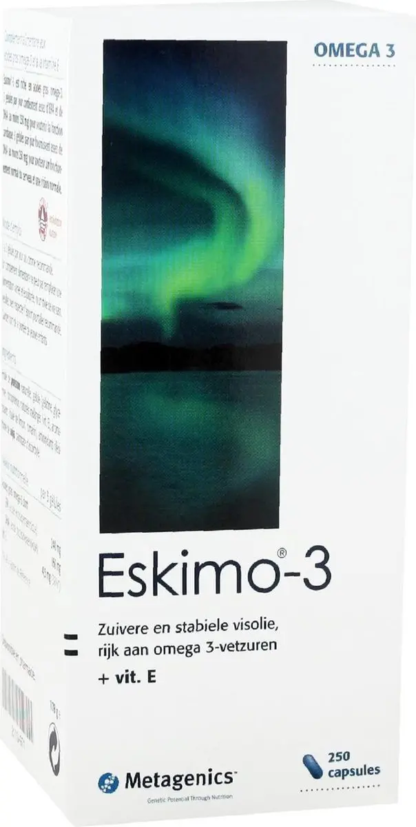 Metagenics Eskimo-3 Visolie 250 Capsules