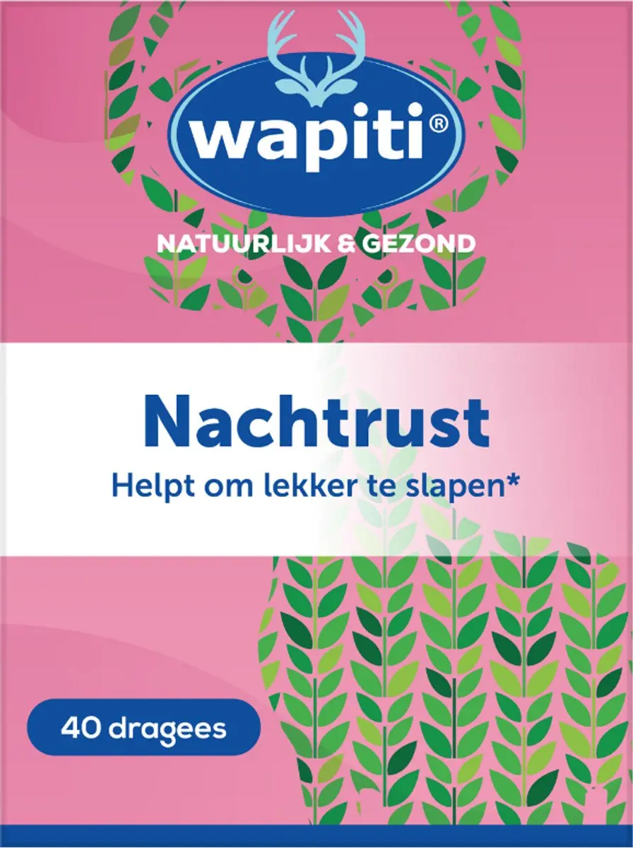 Wapiti Nachtrust Forte Voedingssupplement 40 Tabletten