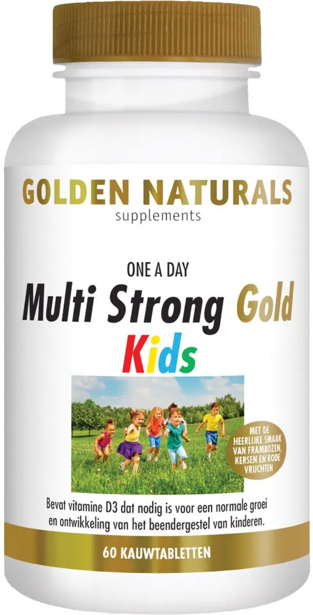 Golden Naturals Multi KIDS Kauwtabletten 60 Stuks