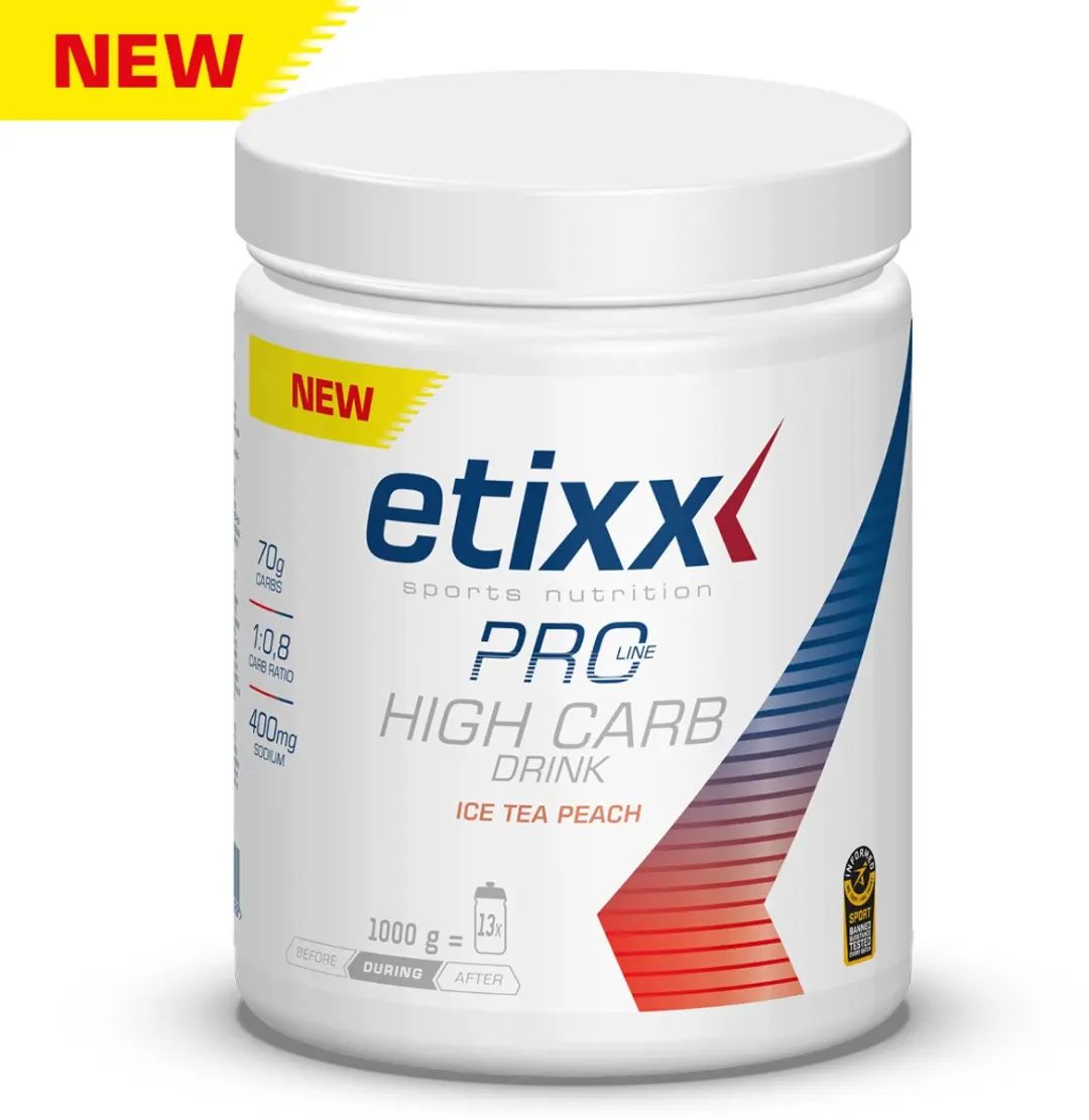 Etixx PRO LINE High Carb Ice Tea Peach 1000g - afbeelding 6 van 6