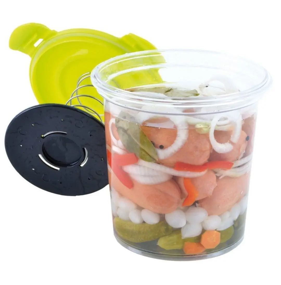 Orion Marinadebak met Veer 1,8L - 16x16,5cm - Transparant