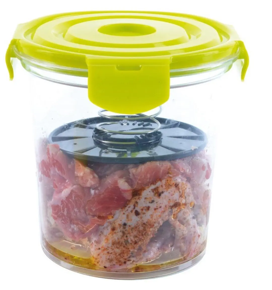 Orion Marinadebak met Veer 1,8L - 16x16,5cm - Transparant