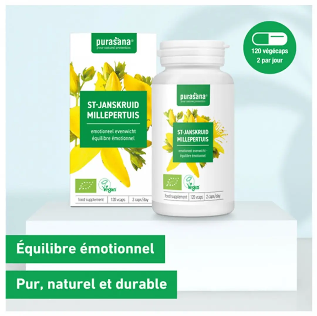 Purasana Sint-Janskruid Bio 120 Capsules