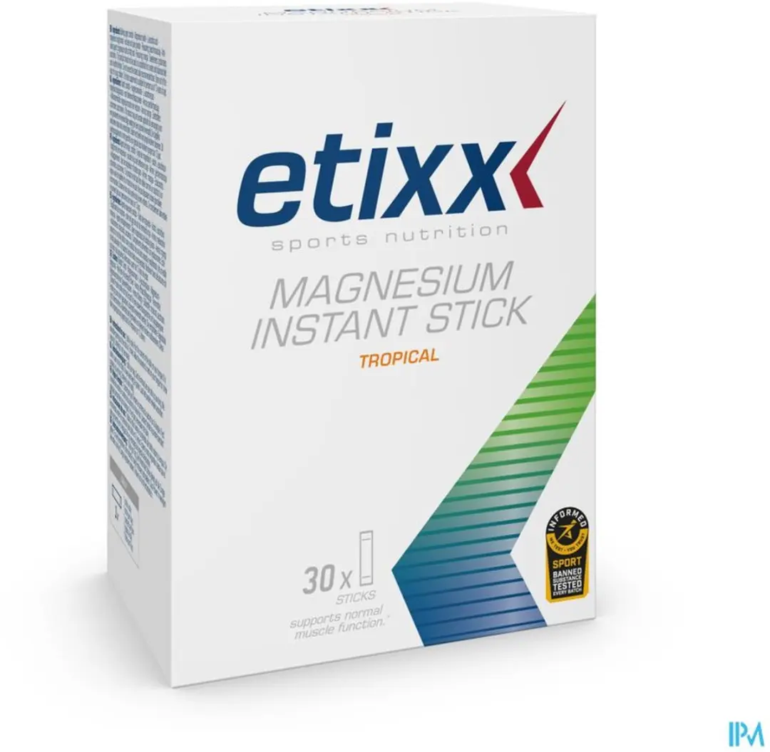 Etixx Magnesium Instant Stick 30 Stuks - 400mg