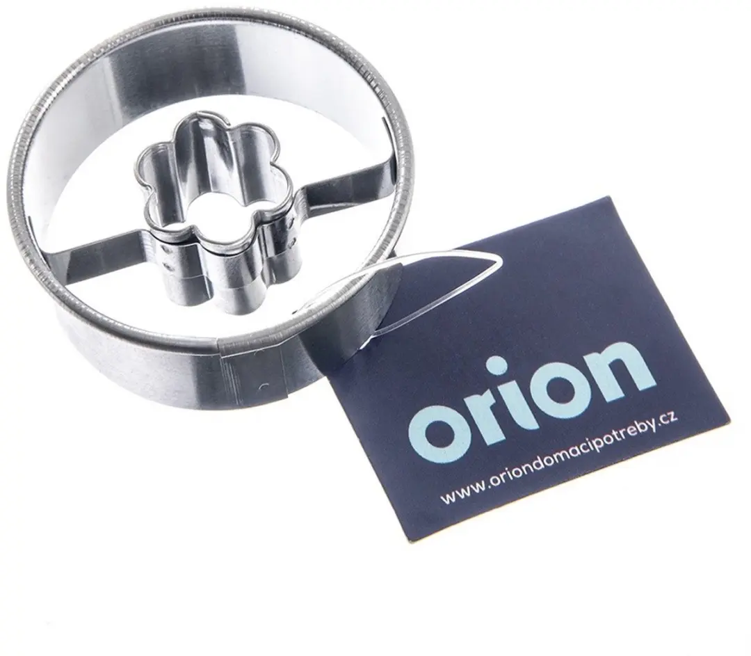 Orion RVS Koekjesuitsteker Bloemvormig 4,5cm - Zilver