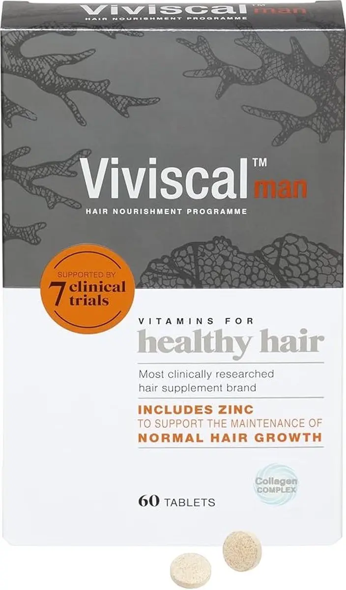 Viviscal Man Haargroei Supplement 60 Stuks