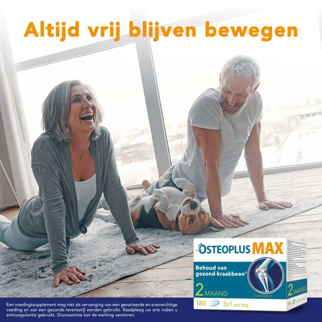 Osteoplus Max Glucosamine Chondroïtine MSM Vitamine C 180 Tabletten