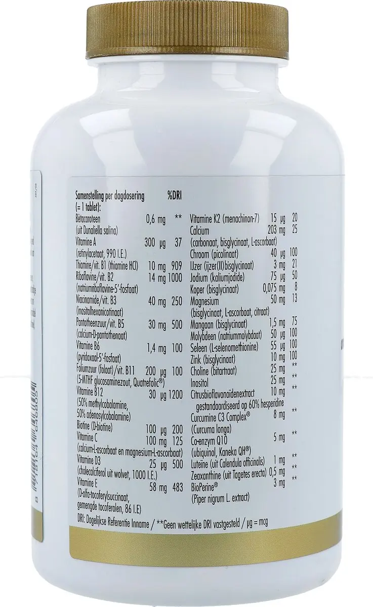 Golden Naturals Multi Gold Tabletten 90 Stuks