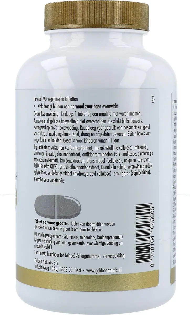 Golden Naturals Multi Gold Tabletten 90 Stuks