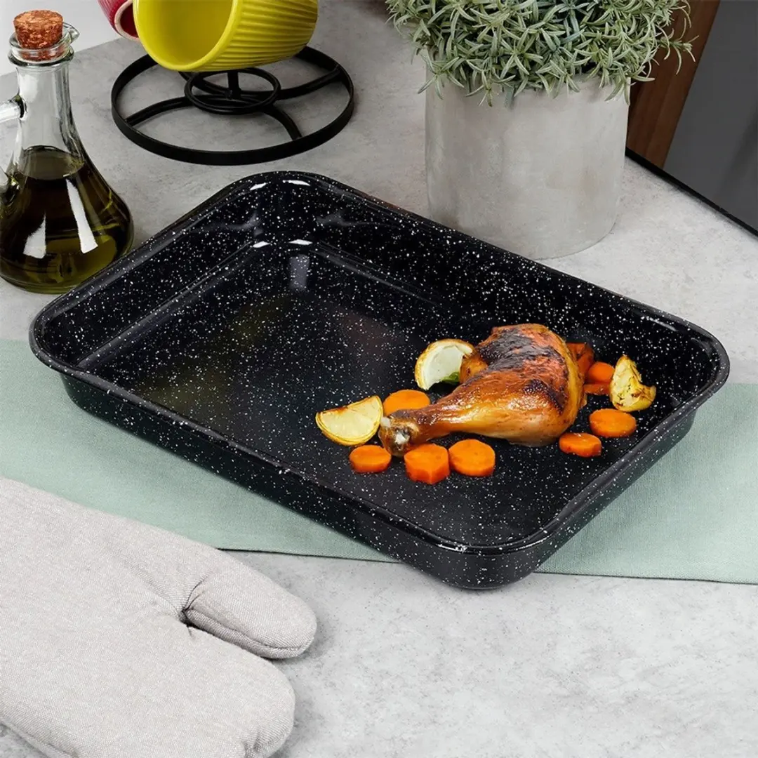 Orion Ovenschaal 2.5L - 34x24x4.5cm - Zwart - afbeelding 6 van 6