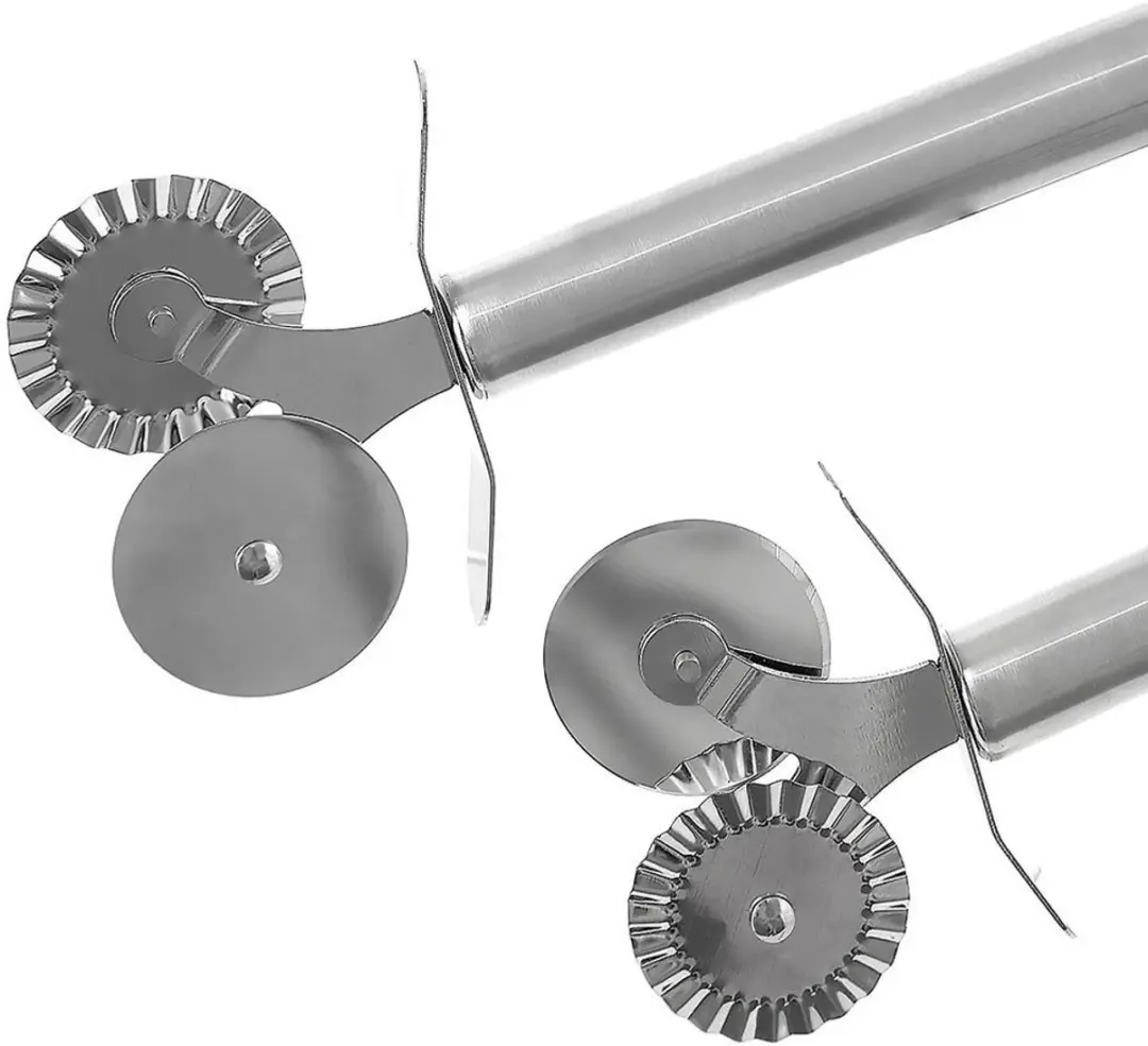 Orion Stalen Deegwiel 4cm - Podwójne - Zilver