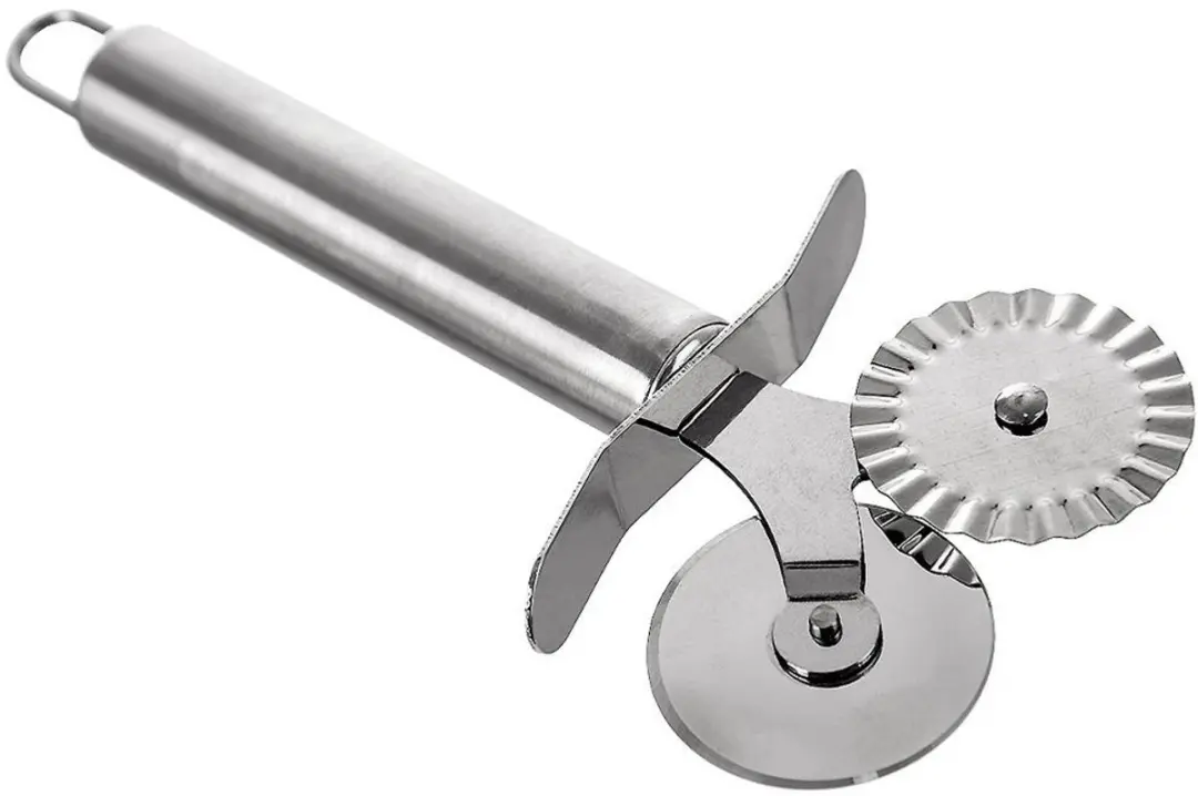 Orion Stalen Deegwiel 4cm - Podwójne - Zilver