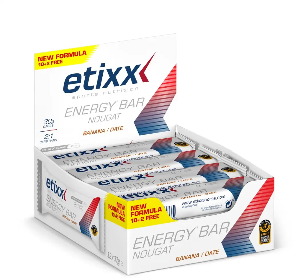 Etixx Energy Nougatreep Banana-Date 12x37g