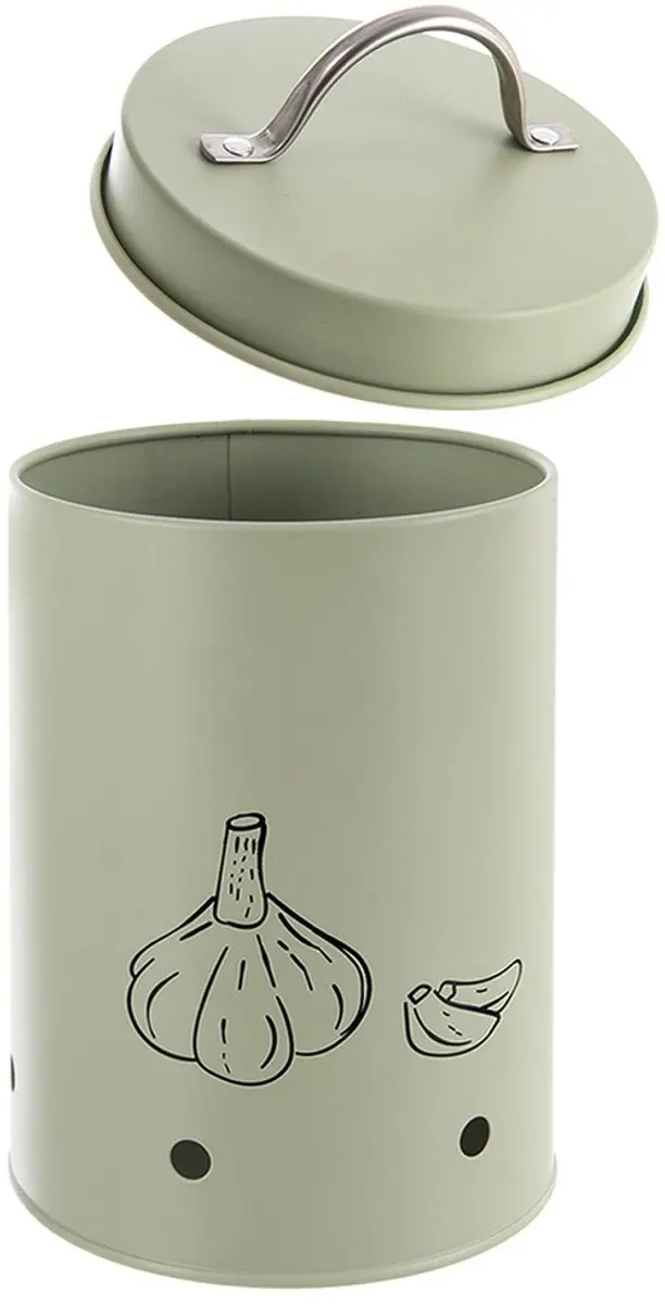 Orion Greenish Metalen Groente- en Fruitenhouder 1,4L - Groen
