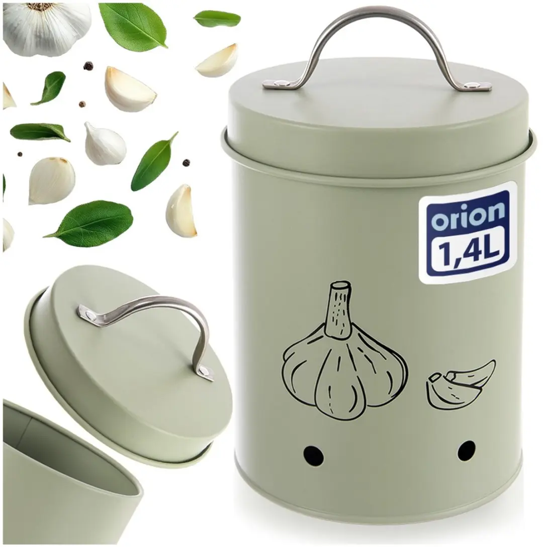 Orion Greenish Metalen Groente- en Fruitenhouder 1,4L - Groen