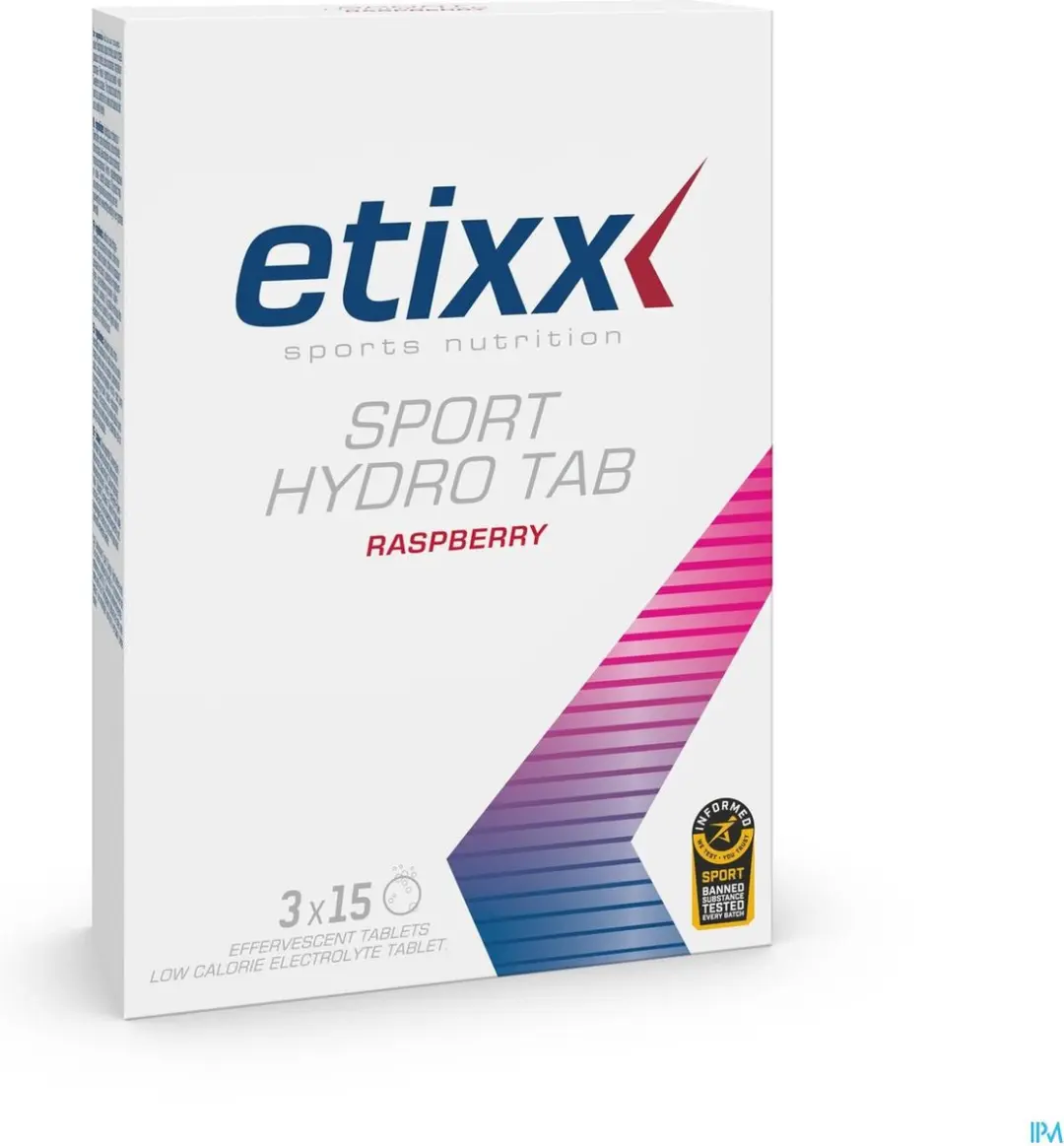 Etixx Sport Hydro Tabs Sportdrank 45 Stuks - Framboos