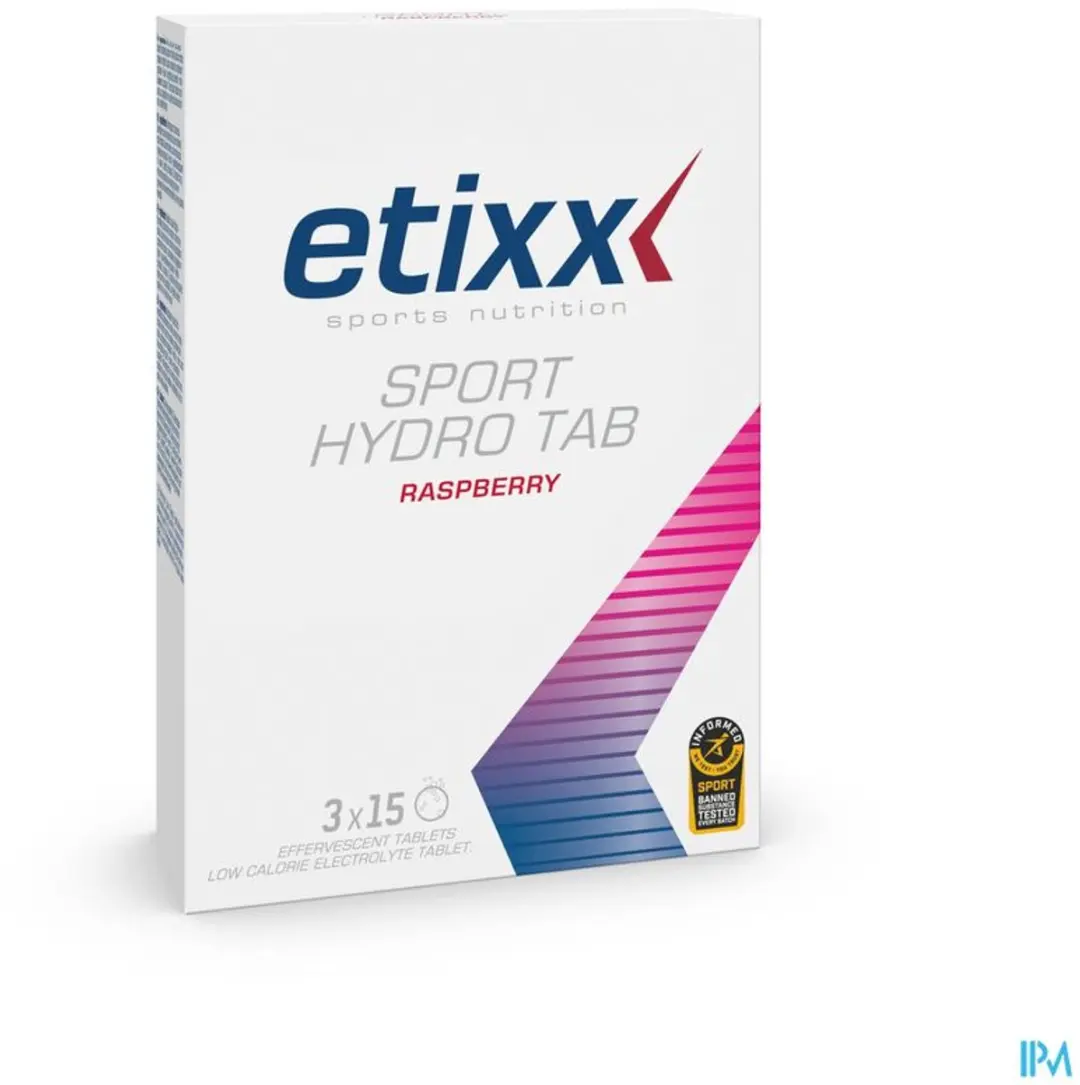 Etixx Sport Hydro Tabs Sportdrank 45 Stuks - Framboos