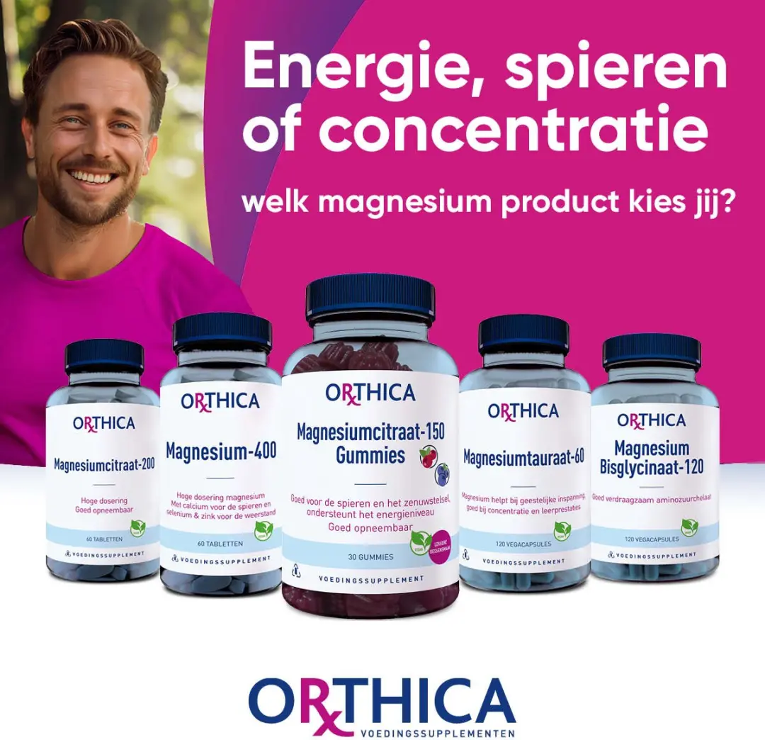 Orthica Magnesiumcitraat-200 60 Tabletten