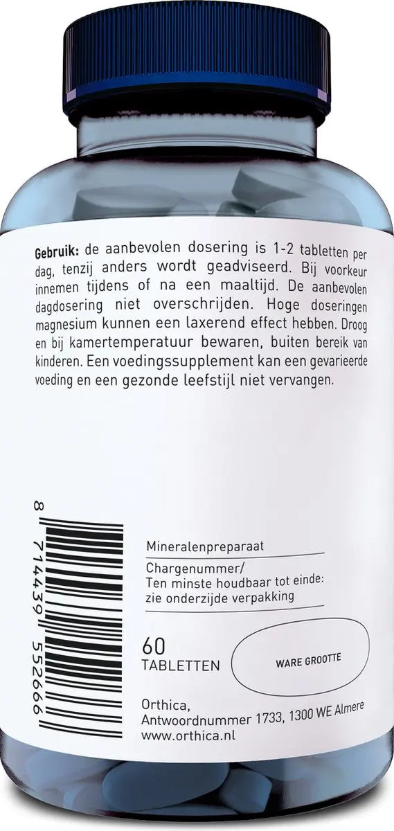 Orthica Magnesiumcitraat-200 60 Tabletten