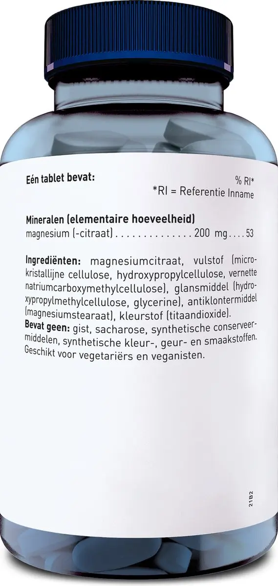 Orthica Magnesiumcitraat-200 60 Tabletten