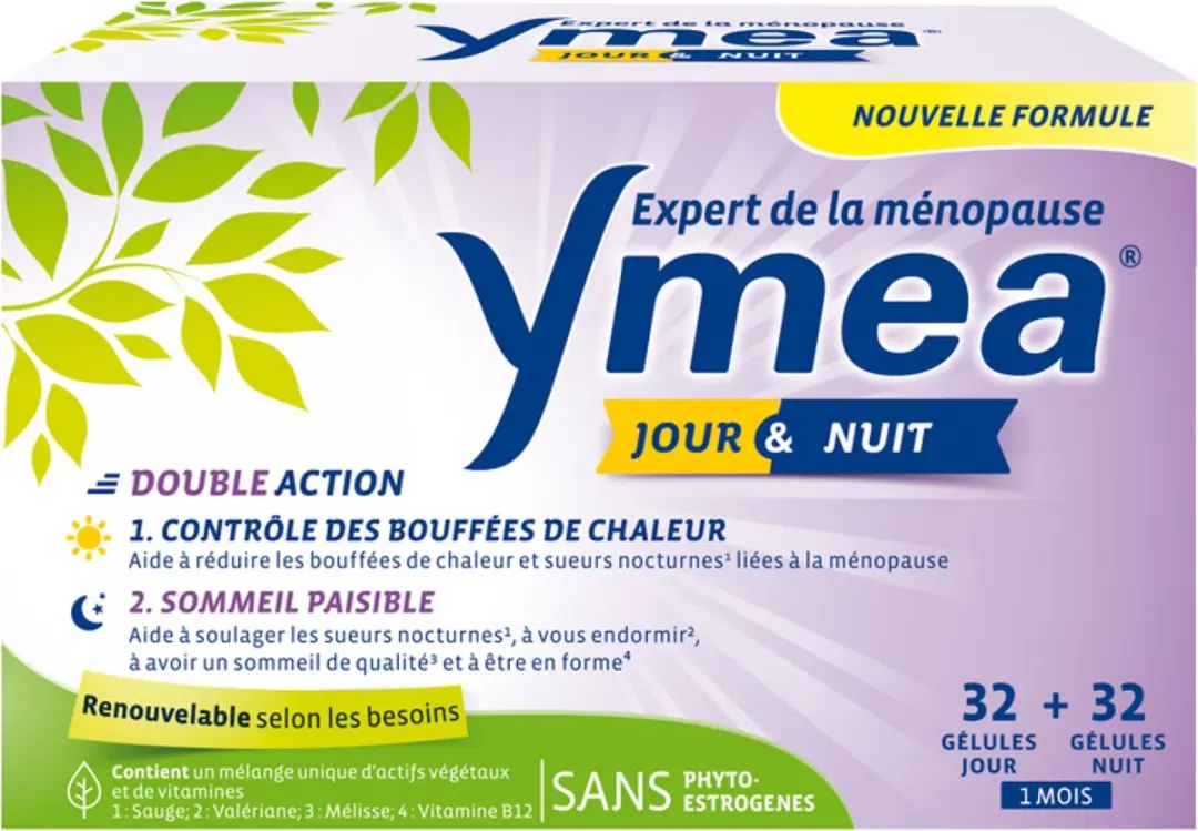 Ymea Menopauze Dag & Nacht 64 Capsules
