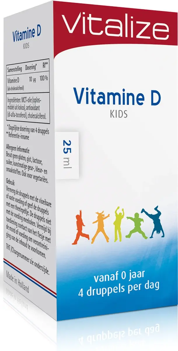 Vitalize Vitamine D Kids 25ml - 25 Stuks