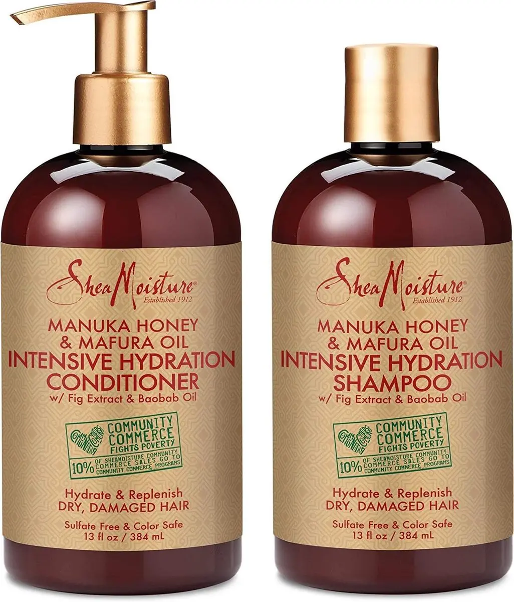 Shea Moisture Manuka Honey & Mafura Oil Shampoo & Conditioner Set