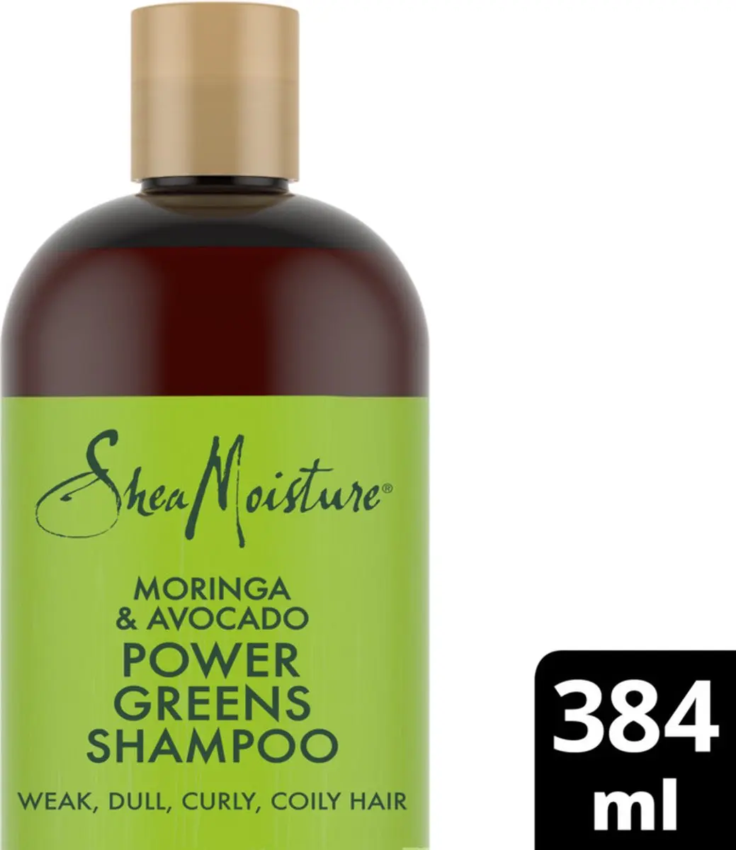 Shea Moisture Power Greens Shampoo Moringa & Avocado 384ml