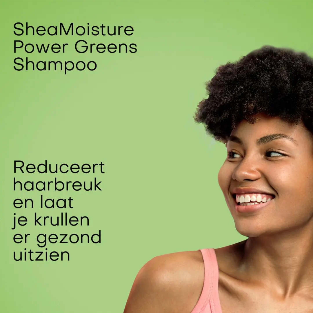 Shea Moisture Power Greens Shampoo Moringa & Avocado 384ml