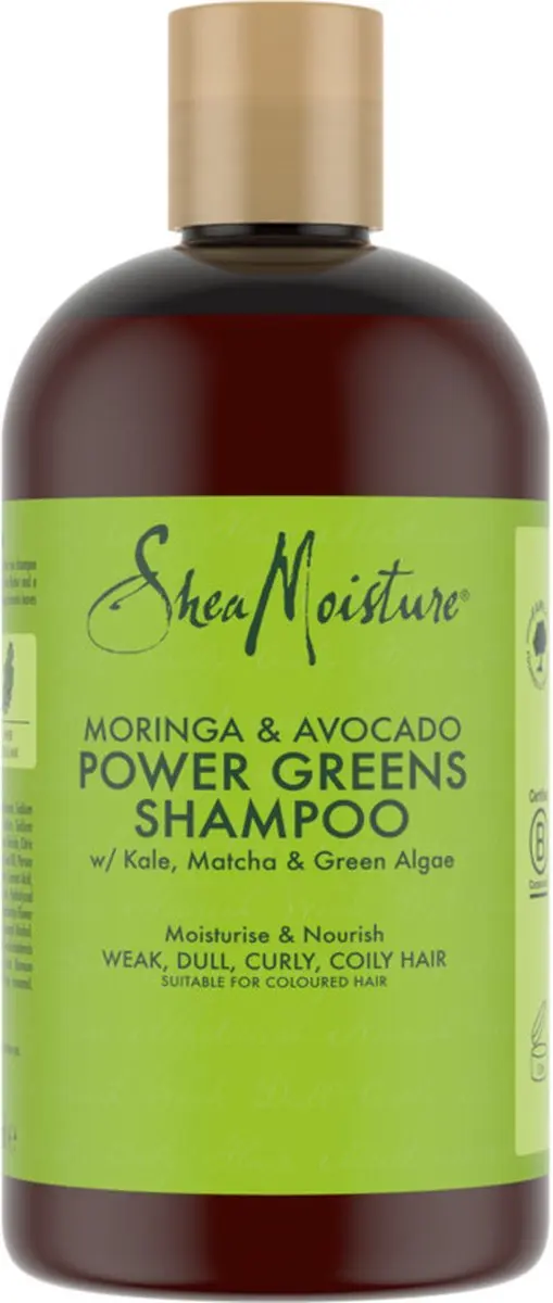 Shea Moisture Power Greens Shampoo Moringa & Avocado 384ml