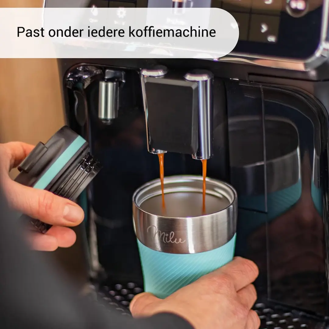 Milu Thermosbeker 210ml - Roestvrij staal - Bruin - afbeelding 6 van 6