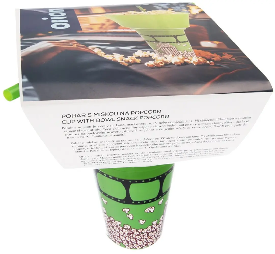 Orion Popcornset Groen - 500ml - 2-delig