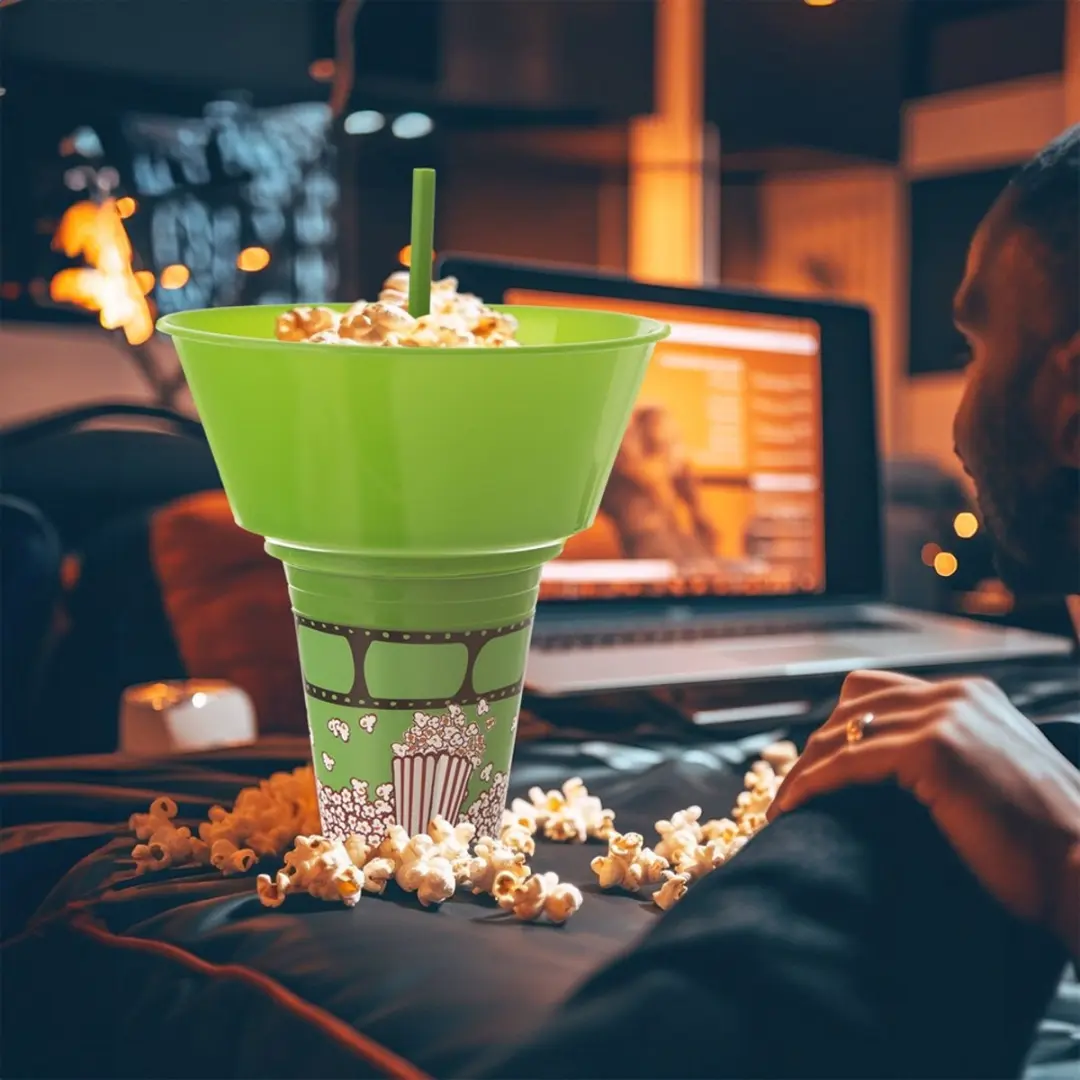 Orion Popcornset Groen - 500ml - 2-delig