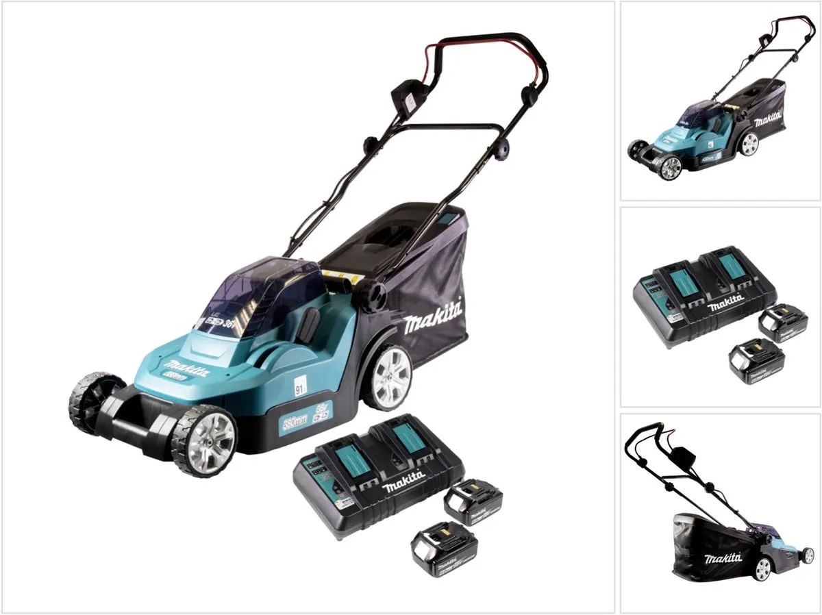 Makita DLM 432 PG2 Accu Grasmaaier 36V