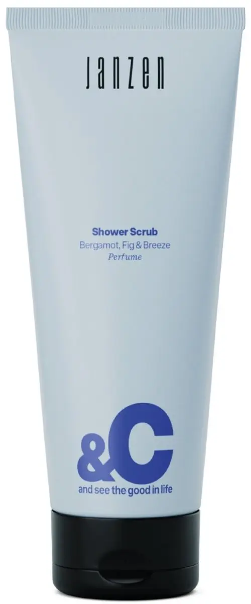 Janzen Shower Scrub Bergamot Fig & Breeze 200ml