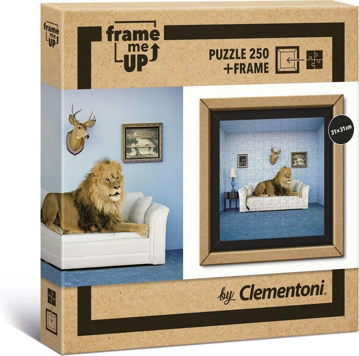 Clementoni Legpuzzel Frame Me Up The Master of the House 250 Stuks - 38500 - afbeelding 4 van 5