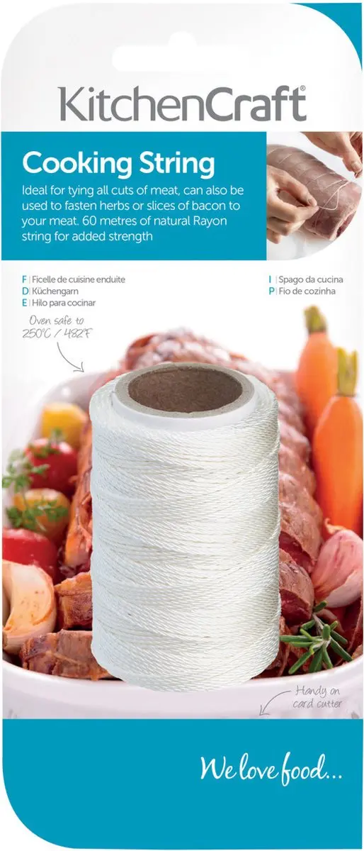 KitchenCraft Keukentouw Wit