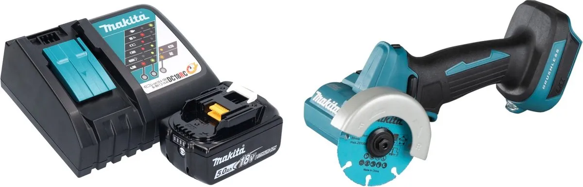 Makita DMC 300 RT1 Haakse Slijper 18V