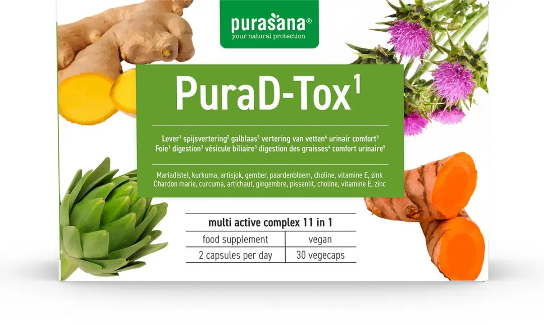 Purasana Purad-tox 30 Vegetarische Capsules
