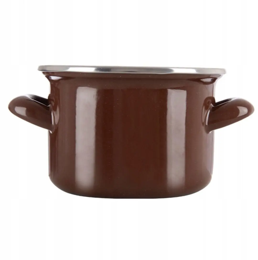 Orion Bruine Emaille Pan 14cm - 950ml