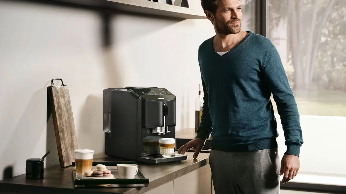 Siemens TF301E09 EQ300 Espresso Volautomaat - Zwart